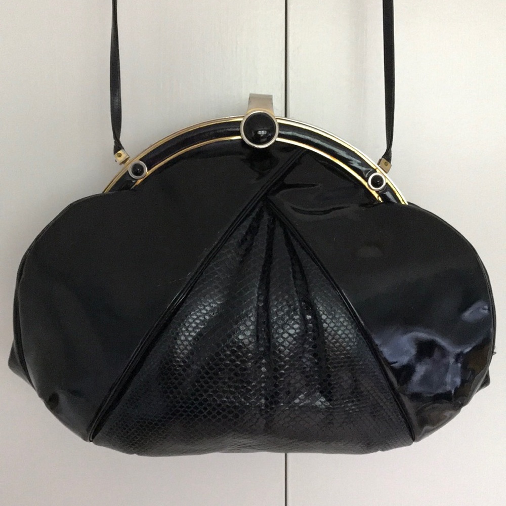 Judith Leiber Vintage Snakeskin Evening Bag